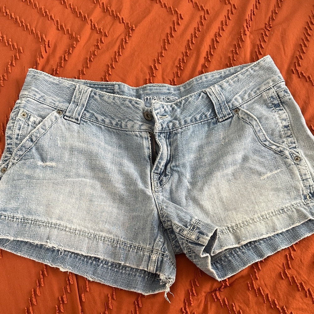 Maurices Faded Blue Jean Shorts for Women